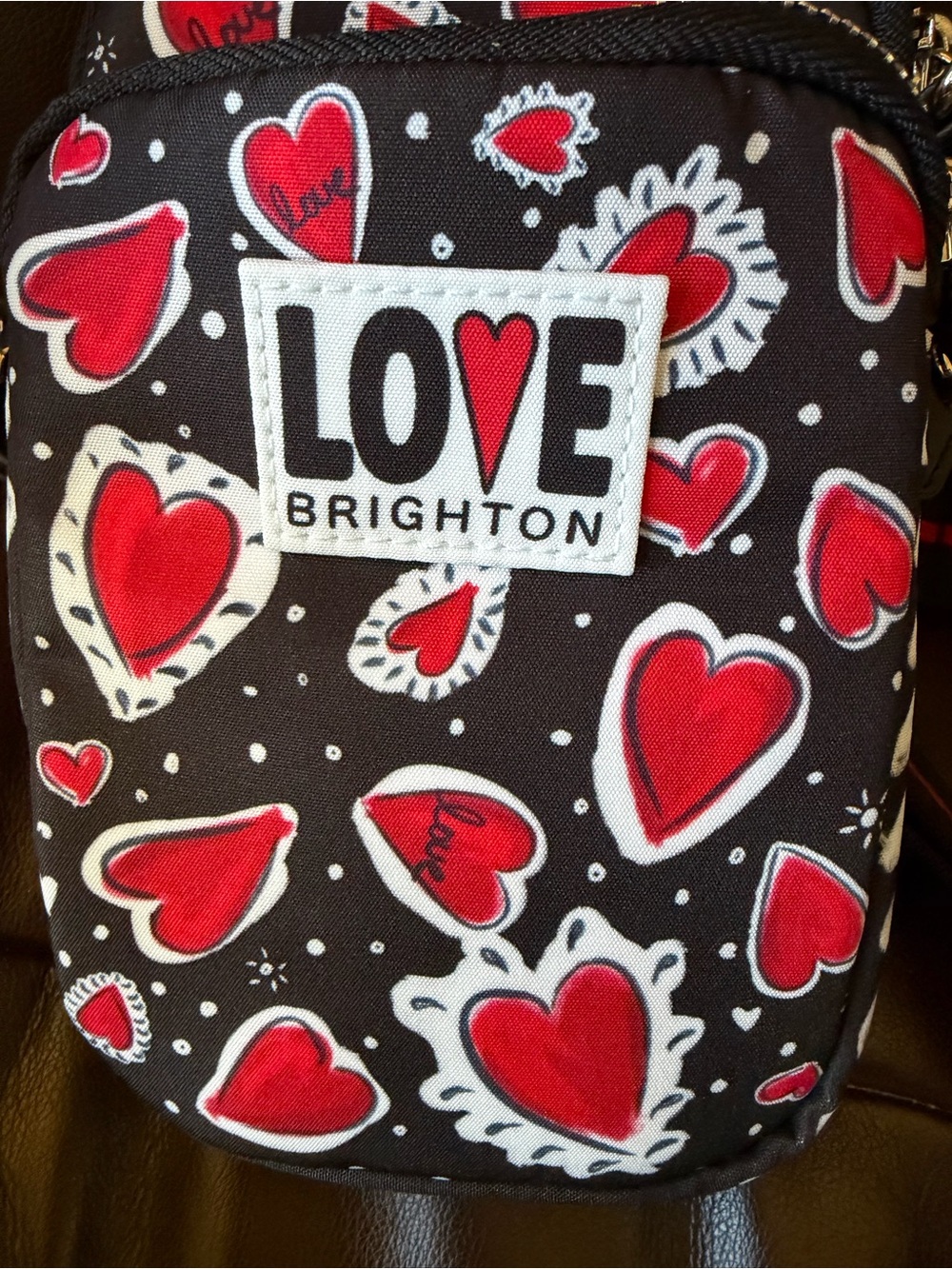 Brighton Hearts a Flutter Crossbody Bag NWT Retail $88 - Picture 2 of 10